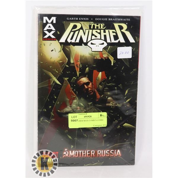THE PUNISHER MAX COMICS COMIC BOOK