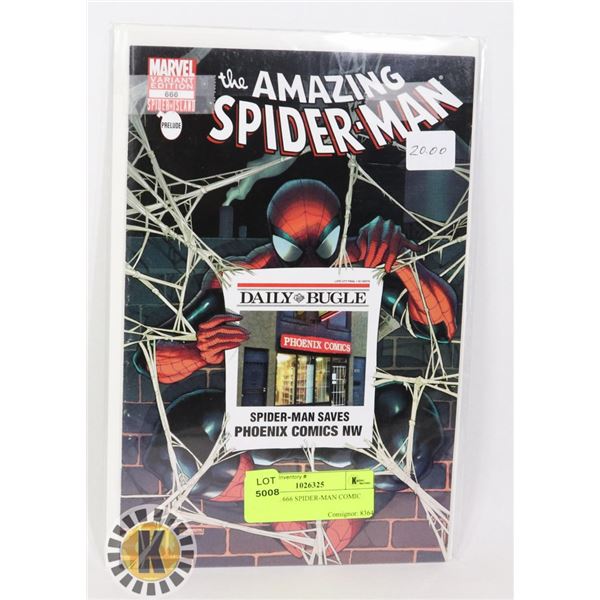 MARVEL 666 SPIDER-MAN COMIC BOOK