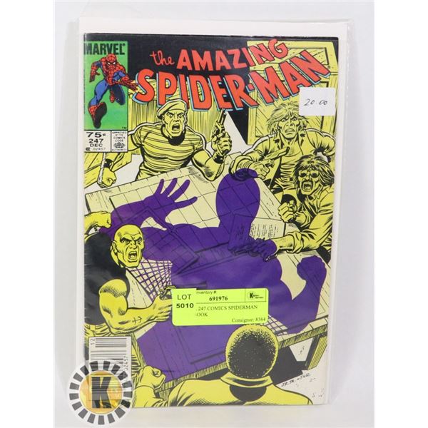 MARVEL 247 COMICS SPIDERMAN COMIC BOOK