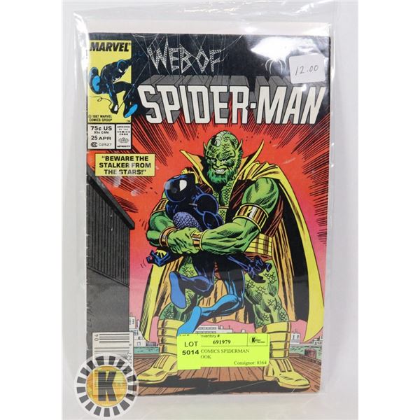 MARVEL COMICS SPIDERMAN  COMIC BOOK