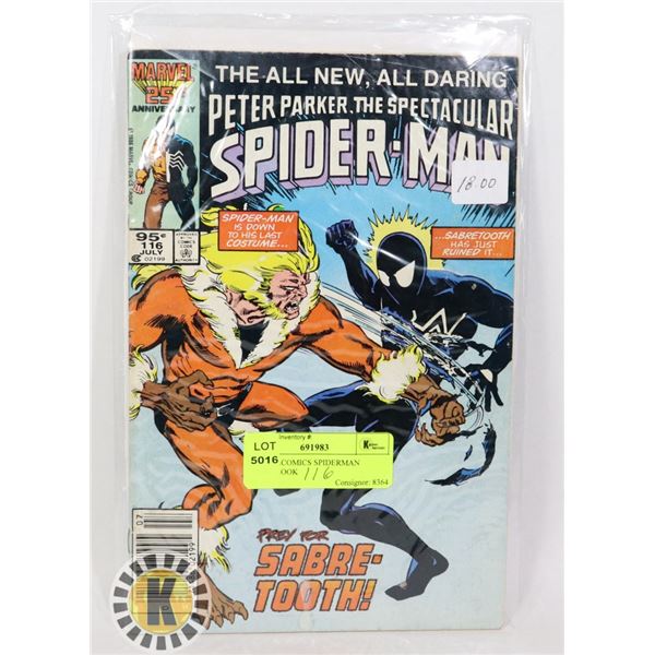 MARVEL COMICS SPIDERMAN  COMIC BOOK