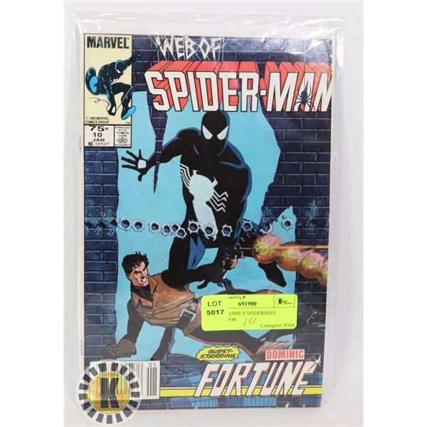 MARVEL COMICS SPIDERMAN  COMIC BOOK