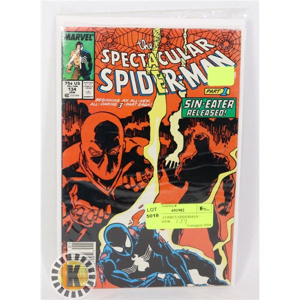 MARVEL COMICS SPIDERMAN  COMIC BOOK