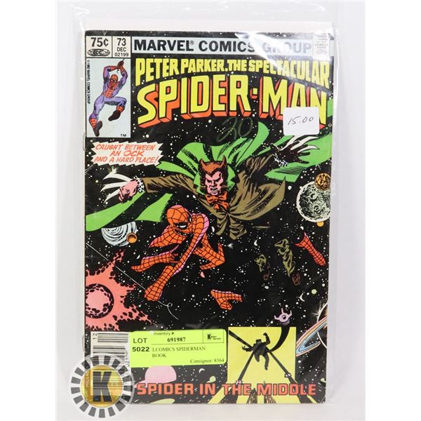 MARVEL COMICS SPIDERMAN  COMIC BOOK
