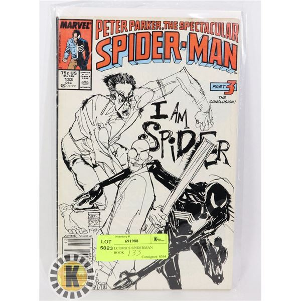 MARVEL COMICS SPIDERMAN  COMIC BOOK