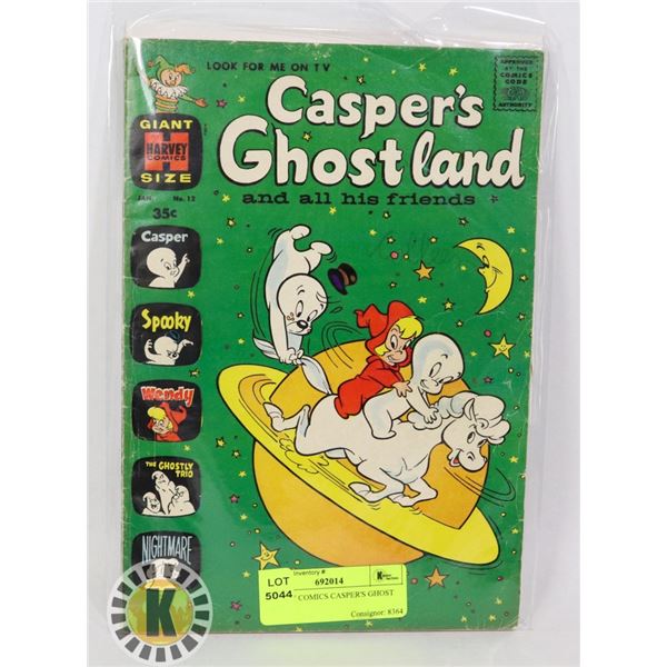 HARVEY COMICS CASPER'S GHOST LAND