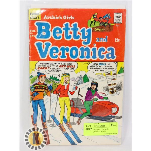 ARCHIE SERIES BETTY AND VERONICA COMIC BOOK