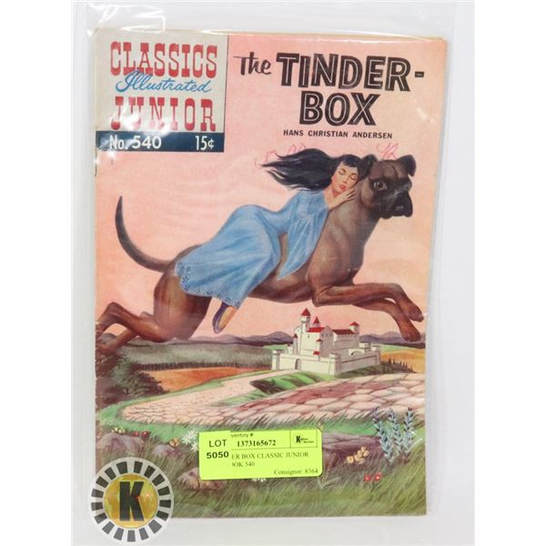 THE TINDER BOX CLASSIC JUNIOR COMIC BOOK 540