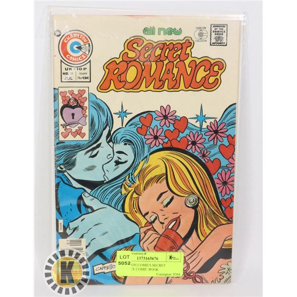CHARLTON COMICS SECRET ROMANCE COMIC BOOK