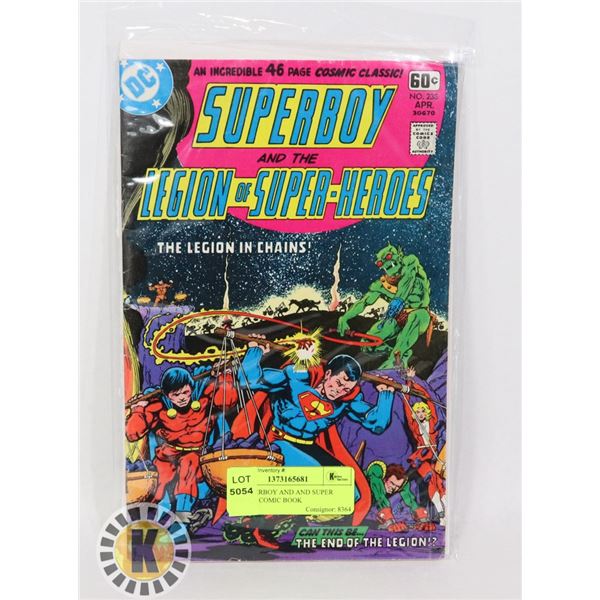 DC SUPERBOY AND  SUPER HEROES COMIC BOOK