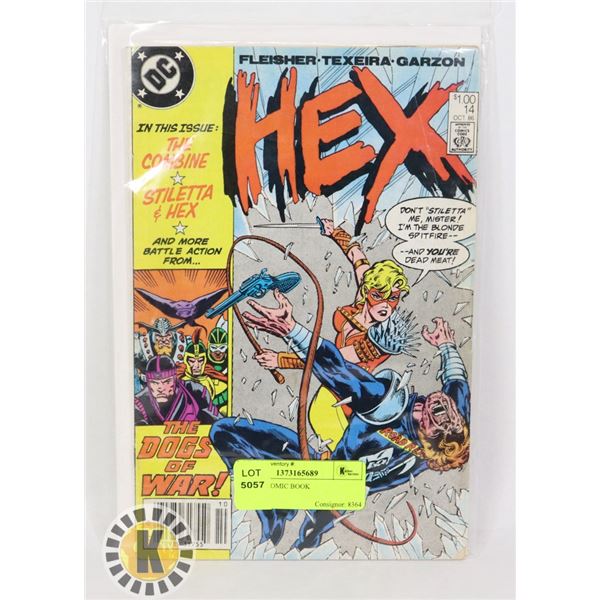 DC HEX COMIC BOOK
