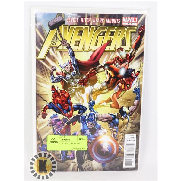 MARVEL 12.1 AVENGERS COMIC BOOK