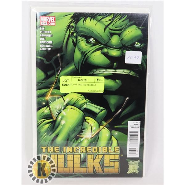 MARVEL 635 THE INCREDIBLE HULK5