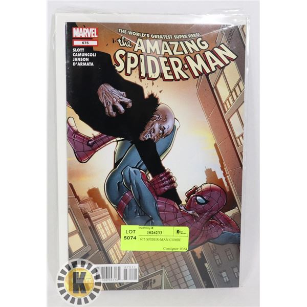 MARVEL 675 SPIDER-MAN COMIC BOOK