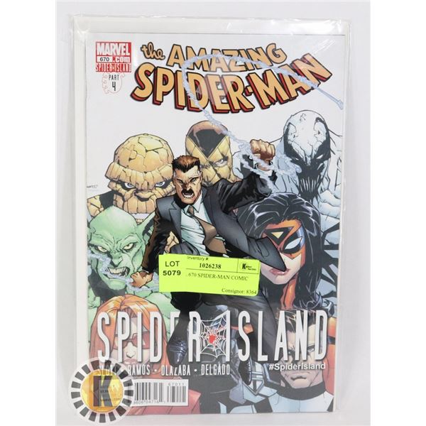 MARVEL 670 SPIDER-MAN COMIC BOOK