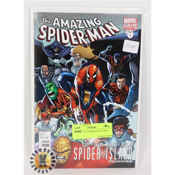 MARVEL 667 SPIDER-MAN COMIC BOOK