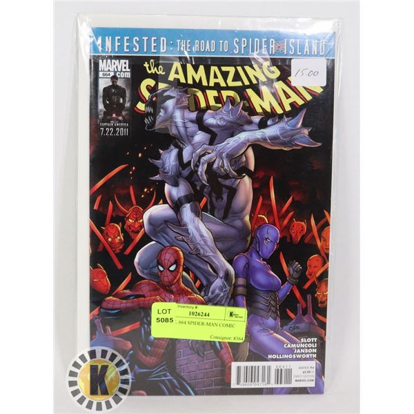 MARVEL 664 SPIDER-MAN COMIC BOOK