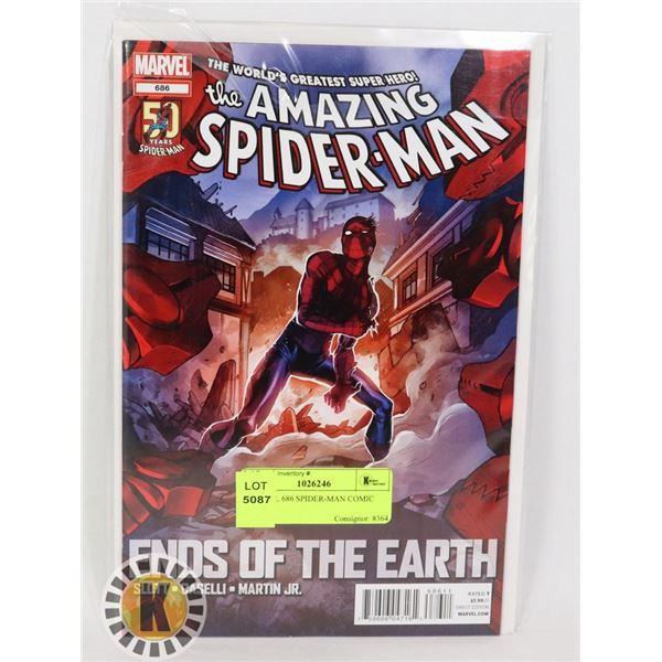 MARVEL 686 SPIDER-MAN COMIC BOOK