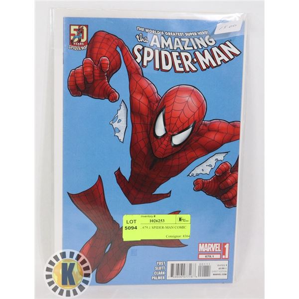 MARVEL 679.1 SPIDER-MAN COMIC BOOK