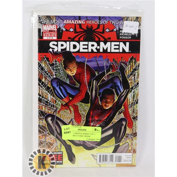 MARVEL LIMITED SERIES 1OF 5 SPIDER-MAN COMIC BOOK