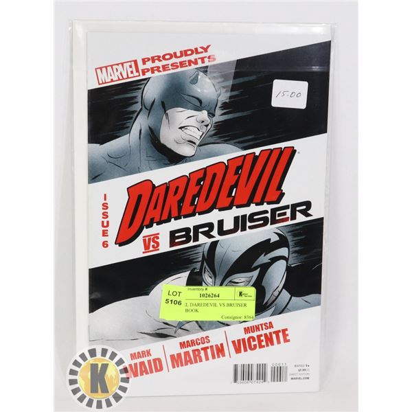 MARVEL DAREDEVIL VS BRUISER COMIC BOOK
