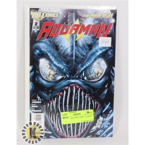 MARVEL AQUAMAN NEW 52 COMIC BOOK