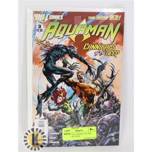 AQUAMAN CANNIBALS OF THE DEEP COMIC BOOK