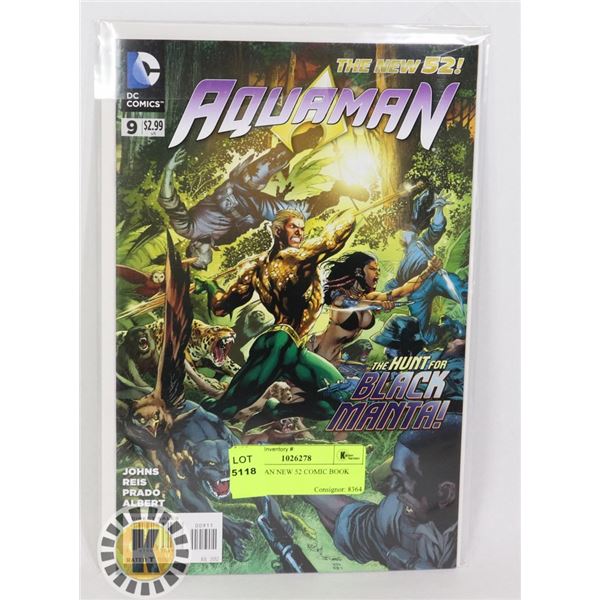 AQUAMAN NEW 52 COMIC BOOK