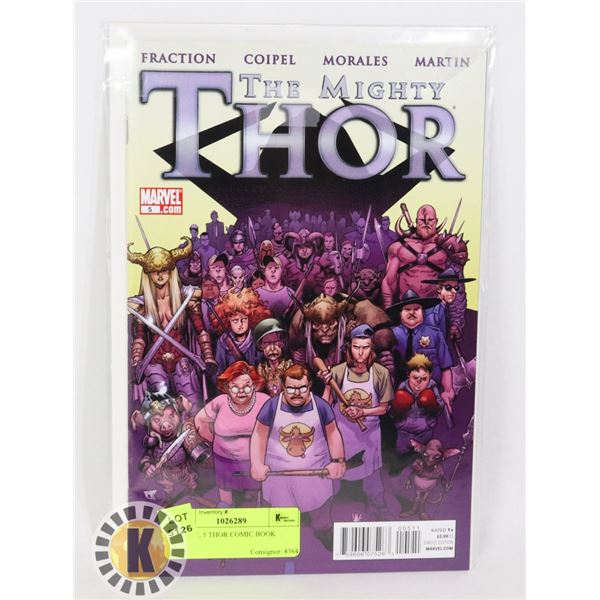MARVEL 5 THOR COMIC BOOK