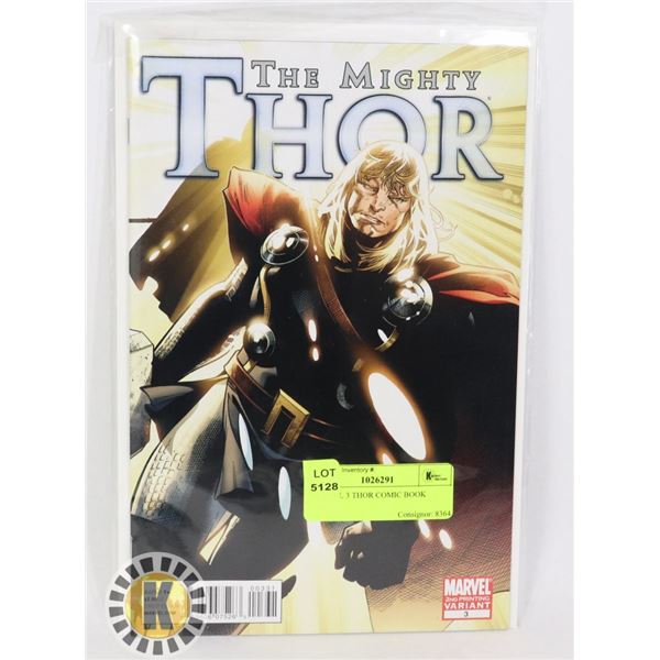 MARVEL 3 THOR COMIC BOOK