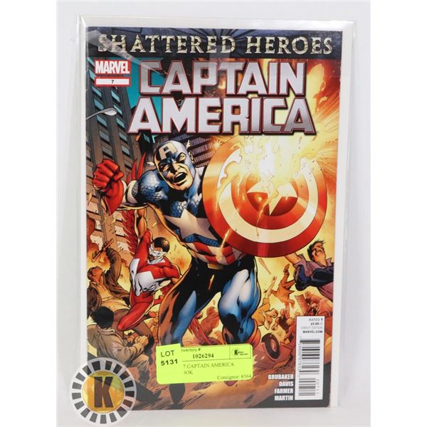 MARVEL 7 CAPTAIN AMERICA COMIC BOOK