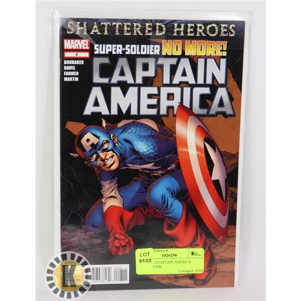 MARVEL 8 CAPTAIN AMERICA COMIC BOOK