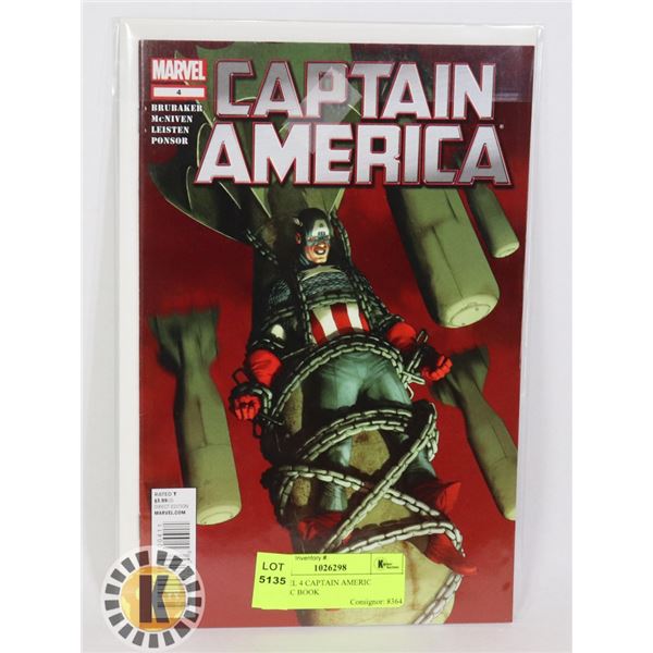 MARVEL 4 CAPTAIN AMERICA COMIC BOOK