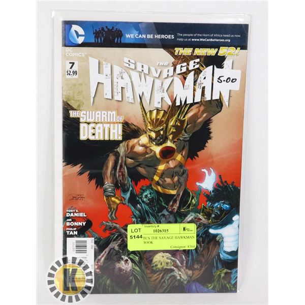 DC COMICS THE SAVAGE HAWKMAN COMIC BOOK