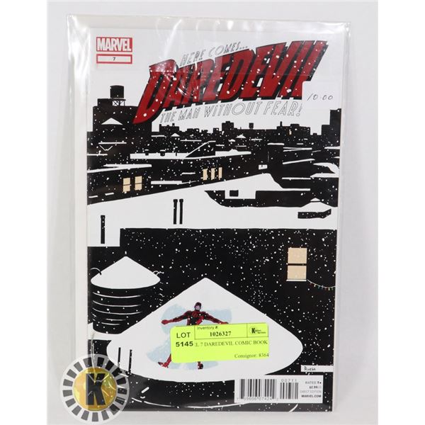 MARVEL 7 DAREDEVIL COMIC BOOK