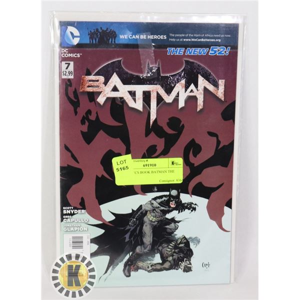 DC COMICS BOOK BATMAN THE NEW 52
