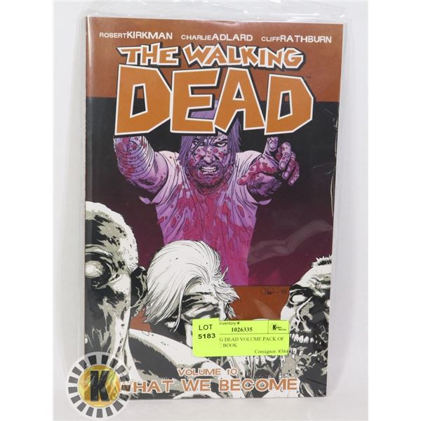 WALKING DEAD VOLUME PACK OF 10 COMIC BOOK