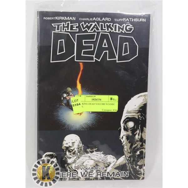 WALKING DEAD VOLUME 9 COMIC BOOK