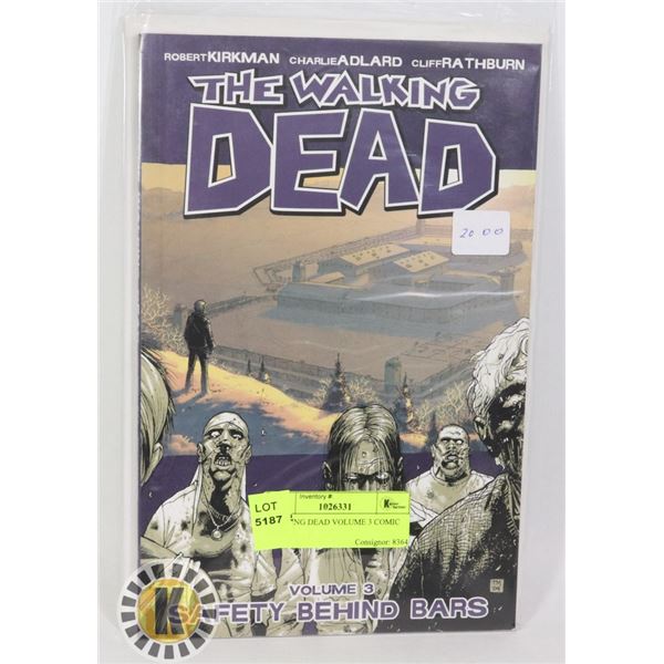 WALKING DEAD VOLUME 3 COMIC BOOK
