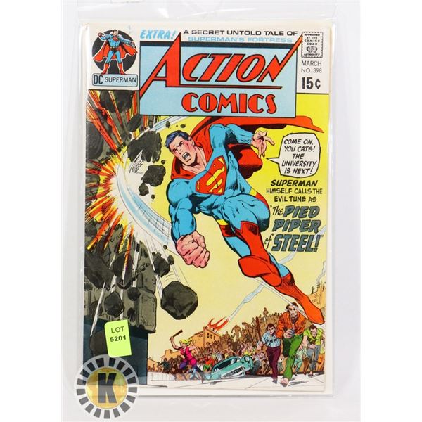 DC COMICS SUPERMAN "THE PIPED PIPER OF STEEL"