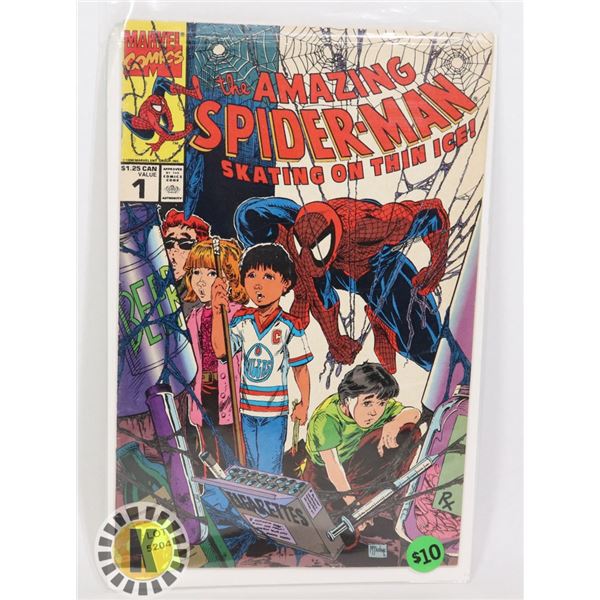 THE AMAZING SPIDERMAN SKATING ON THIN ICE!