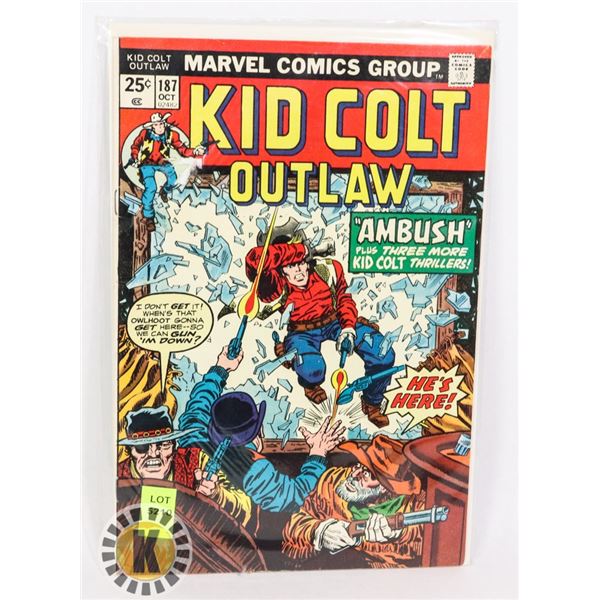 MARVEL COMICS KIDS COLT OUTLAW "AMBUSH"