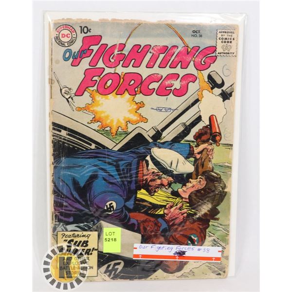 DC COMICS "OUR FIGHTING FORCES "SUB SINKER!"