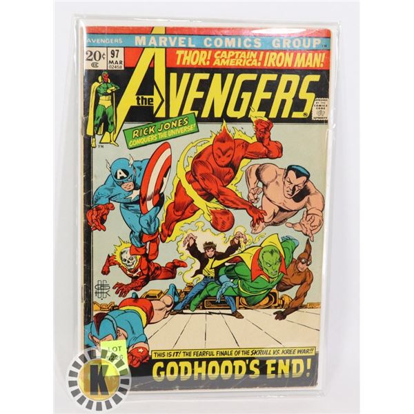 MARVEL COMICS AVENGERS "GODHOOD'S END!"