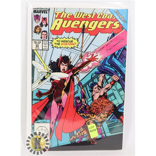 MARVEL COMICS THE WEST COAST AVENGERS