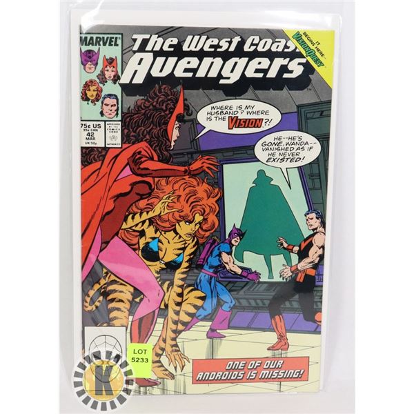 THE WEST COAST AVENGERS "ONE OF OUR ANDRIODS IS"