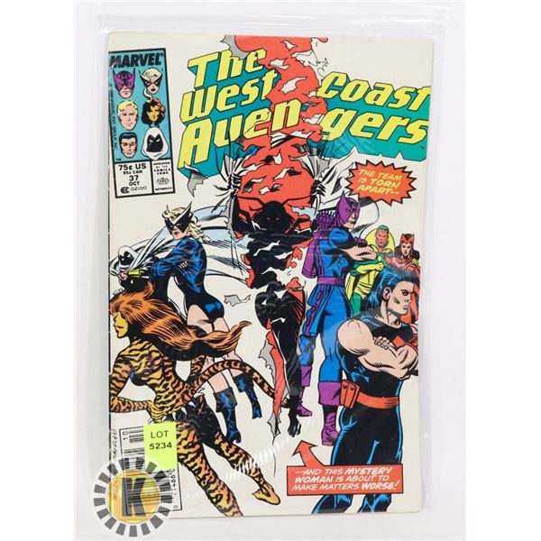 THE WEST COST AVENGERS " THE TEA M IS TORN APART"