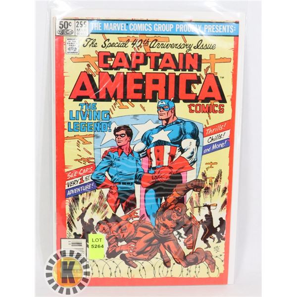 MARVEL COMICS CAPTAIN AMERICA "THE LIVING LEGEND"