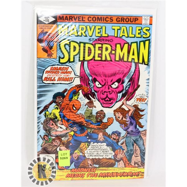 MARVEL TALES SPIDERMAN "MADNESS MEANS THE MINDWORM
