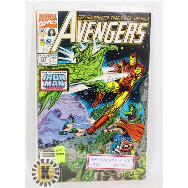 MARVEL COMICS AVENGERS #327 1990